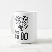 Mug Plan de rêve ligne de champignon DO (Devant gauche)