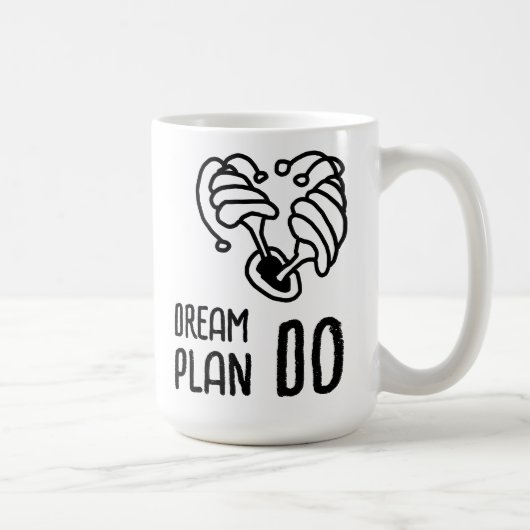 Mug Plan de rêve ligne de champignon DO (Droite)