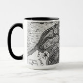 Mug Plan de St Petersburg (Gauche)