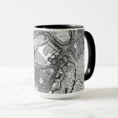 Mug Plan de St Petersburg (Devant droit)