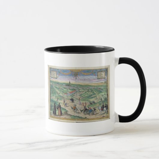 Mug Plan de ville de Séville, de 'Civitates Orbis (Droite)