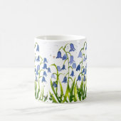 Mug Plan d'eau bleu fleuri Bleu Bois (Centre)