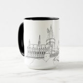 Mug Plan du CHÂTEAU de Poudlard™ (Devant gauche)