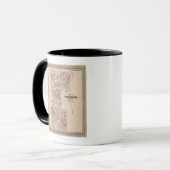Mug Plan du comté de Bennington, Vermont (Devant gauche)