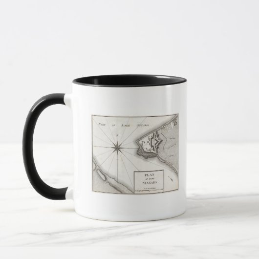 Mug Plan du fort Niagara (Gauche)