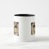 Mug Plan rapproché de hibou (Centre)