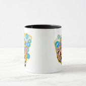 Mug Plan rapproché de main sur la souris d'ordinateur (Centre)