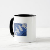 Mug Plan rapproché des poupées à chaînes de papier (Devant gauche)