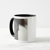 Mug Plan rapproché d'oeil et de cheveux de cheval (Devant gauche)