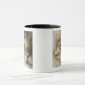 Mug Plan rapproché du chat (foyer sur l'oeil) (Centre)