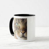 Mug Plan rapproché du chat (foyer sur l'oeil) (Devant gauche)
