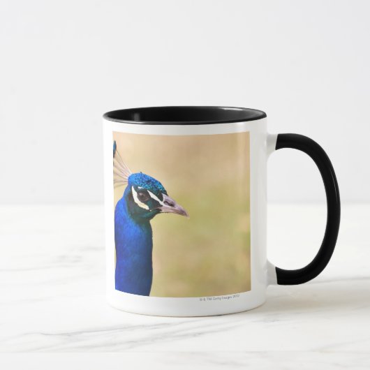 Mug Plan rapproché d'un paon 2 (Droite)