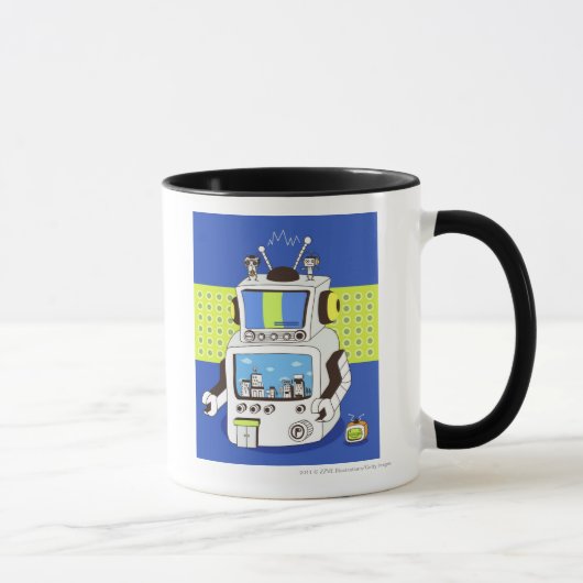 Mug Plan rapproché d'un robot (Droite)