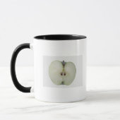 Mug Plan rapproché d'une pomme coupée en tranches de (Gauche)