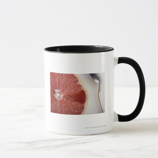 Mug Plan rapproché d'une tranche d'orange et d'une (Droite)