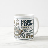Mug Plan technique de réparation de loisirs - Schéma d (Devant droit)