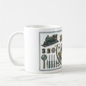 Mug Plan technique de réparation de loisirs - Schéma d (Gauche)