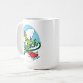 Mug Planche à neige du Grinch (Devant gauche)