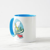 Mug Planche à neige du Grinch (Devant gauche)
