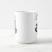 Mug Planche à roulettes Cool Cat – Illustration drôle (Centre)