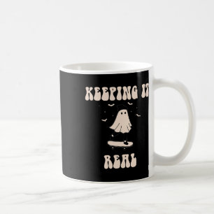 Mug Planche à roulettes fantôme pour Halloween Ska qui