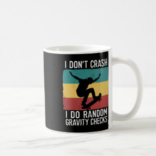 Mug Planche à roulettes Je ne tombe pas Je fais une vé