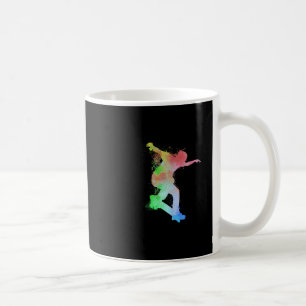 Mug Planche à roulettes Skateboardeur Jaillissement d'