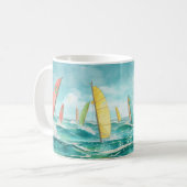 Mug Planche à voile (Devant gauche)