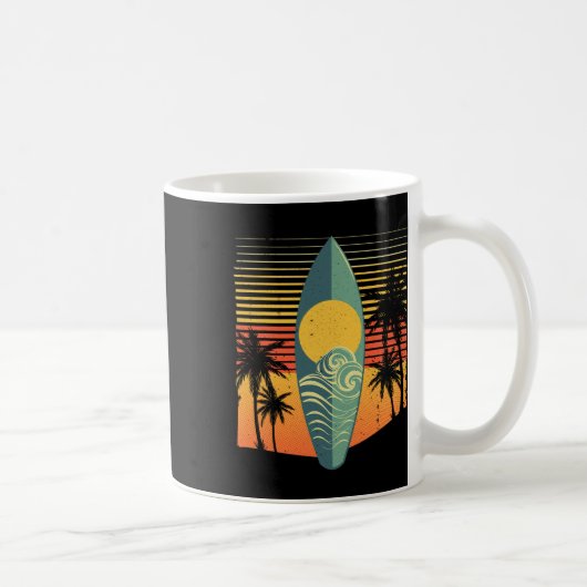 Mug Planche de surf cool pour hommes femmes surfeur ré (Droite)