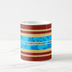 Mug Planche de surf en bois de Faux de Honu Hawiian