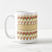 Mug Planche de surf tropicale – personnalisable Na (Gauche)