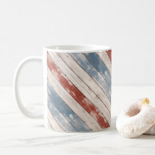 Mug Planche en bois Americana rustique