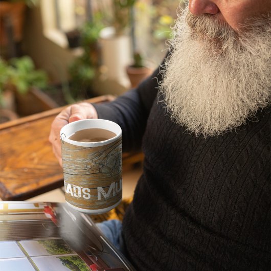 Mug Planche en bois vieilli