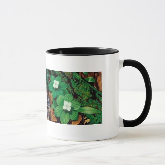 Mug Plancher de forêt/tasse lapin de bébé (Droite)