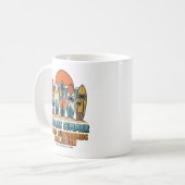 Mug Planches de surf rétro Endless Summer Beach (Devant gauche)