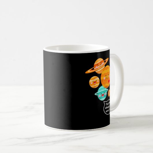 Mug Plane Funny Cartoon Planets Never Forget (Devant droit)