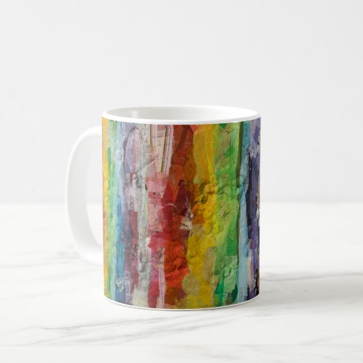 Mug Planète : Arc en ciel (Devant gauche)