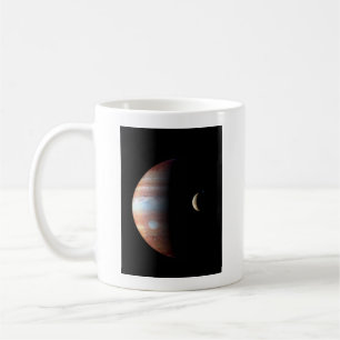 Mug Planète géante gazeuse Jupiter et lune galiléenne