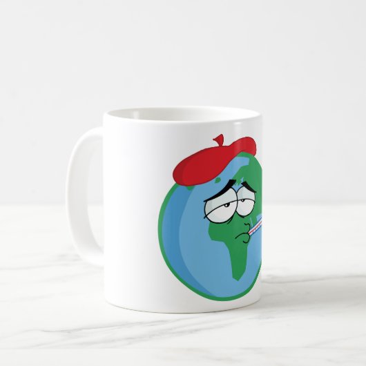 Mug Planète malade (Devant gauche)