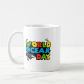 Mug Planète Mondiale Ocean Day Orca Splash Design Amou (Gauche)