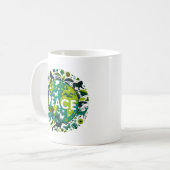 Mug Planète pacifique - Sauver l'environnement (Devant gauche)