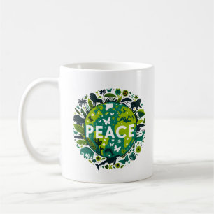 Mug Planète pacifique - Sauver l'environnement