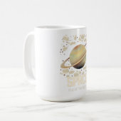Mug Planète Saturne Beige Brown (Devant gauche)