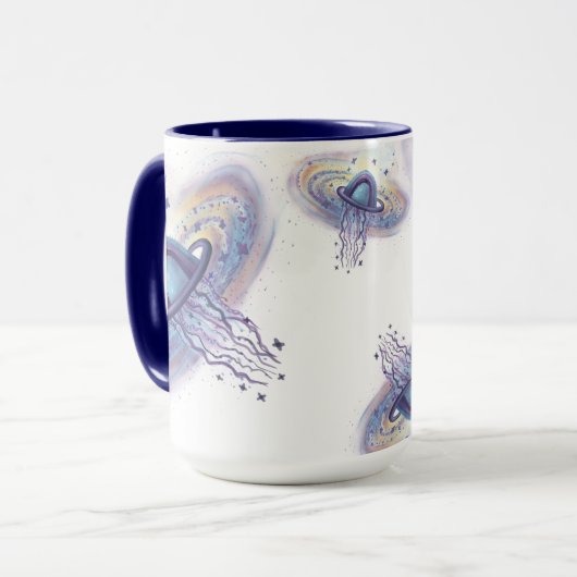 Mug planète spatiale (Devant gauche)