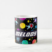 Mug planète spatiale colorée galaxie étoiles motif (Centre)