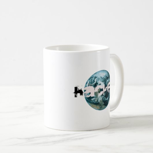 Mug planète Terre piratée (Devant droit)