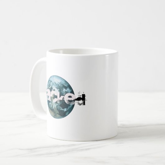 Mug planète Terre piratée (Devant gauche)