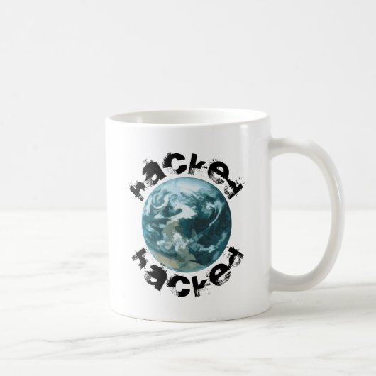 Mug planète Terre piratée (Droite)