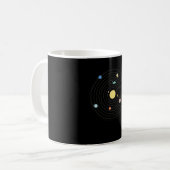Mug Planète universelle de Terre plate (Devant gauche)