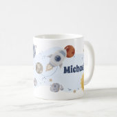 Mug Planètes astronautes spatiales (Devant droit)